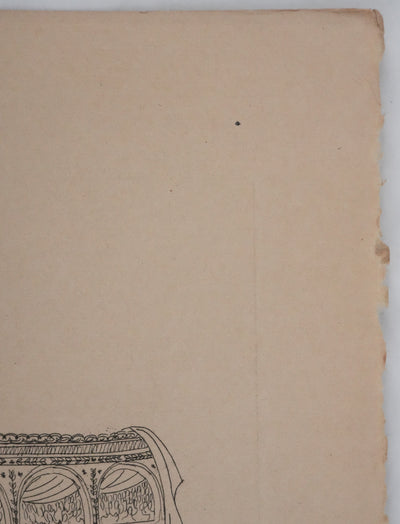 Louis TOUCHAGUES : La corrida, Gravure originale