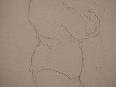 Georges MANZANA-PISSARRO : L'homme aux cheveux roux, Dessin original signé