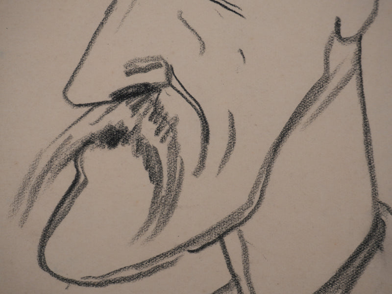 Georges MANZANA-PISSARRO : Henri de Régnier, Dessin original signé