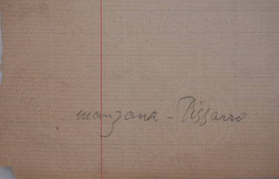 Georges MANZANA-PISSARRO : Etude pour un portrait, Dessin original signé