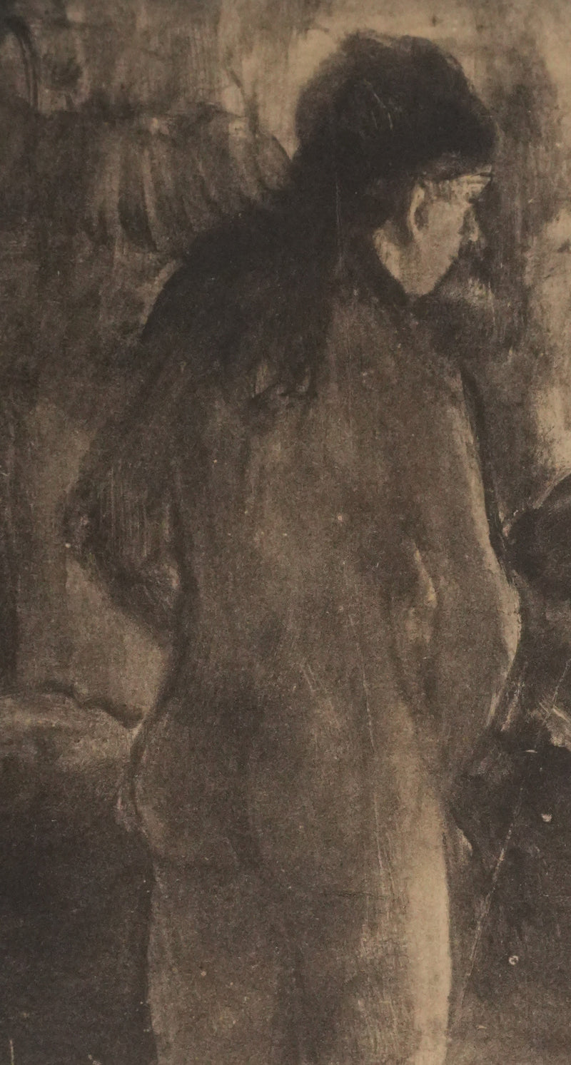 Edgar DEGAS : La toilette, Lithographie