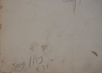 Georges MANZANA-PISSARRO : Petite chèvre sauvage, Dessin original