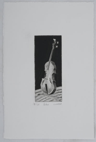 Camille COMBE : Echo, Gravure originale signée