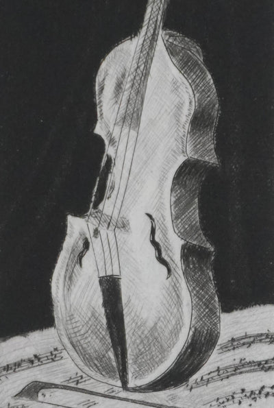 Camille COMBE : Echo, Gravure originale signée