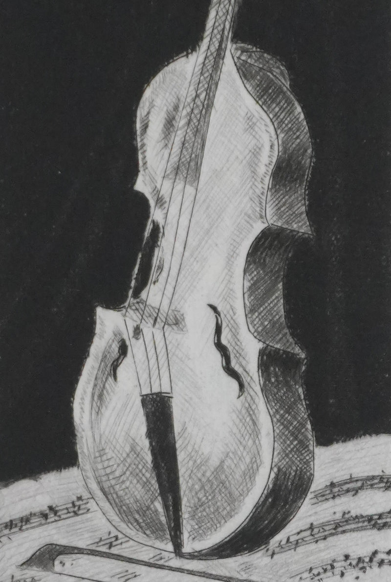 Camille COMBE : Echo, Gravure originale signée