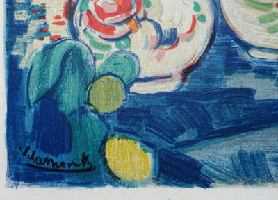 Maurice DE VLAMINCK : Nature morte aux fruits, Lithographie originale (photo de détail 5) - Crédit photo : Galerie Art.Paris