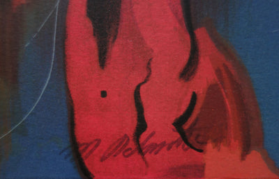 Marcel DELMOTTE : Femme ardente, Lithographie originale (photo de détail 2) - Crédit photo : Galerie Art.Paris