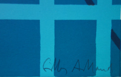Gilles AILLAUD : Lion en cage, Lithographie originale (photo de détail 3) - Crédit photo : Galerie Art.Paris