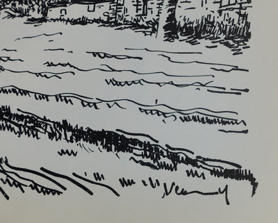 Maurice DE VLAMINCK : Les Challonges, Lithographie originale signée