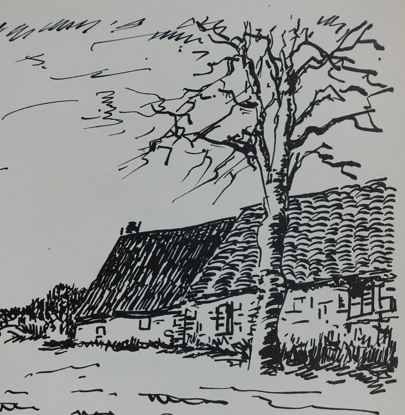 Maurice DE VLAMINCK : Les Challonges, Lithographie originale signée