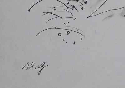 Maurice GENIS : Les petites cabanes, Dessin original signé