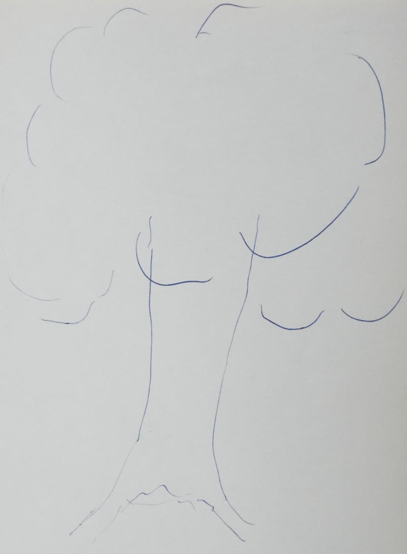 Pierre-Henri SIMON : Les grande branches, Autographe et dessin original signé