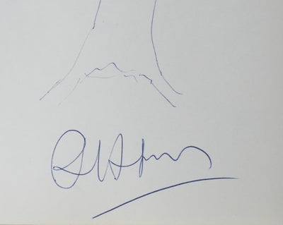 Pierre-Henri SIMON : Les grande branches, Autographe et dessin original signé