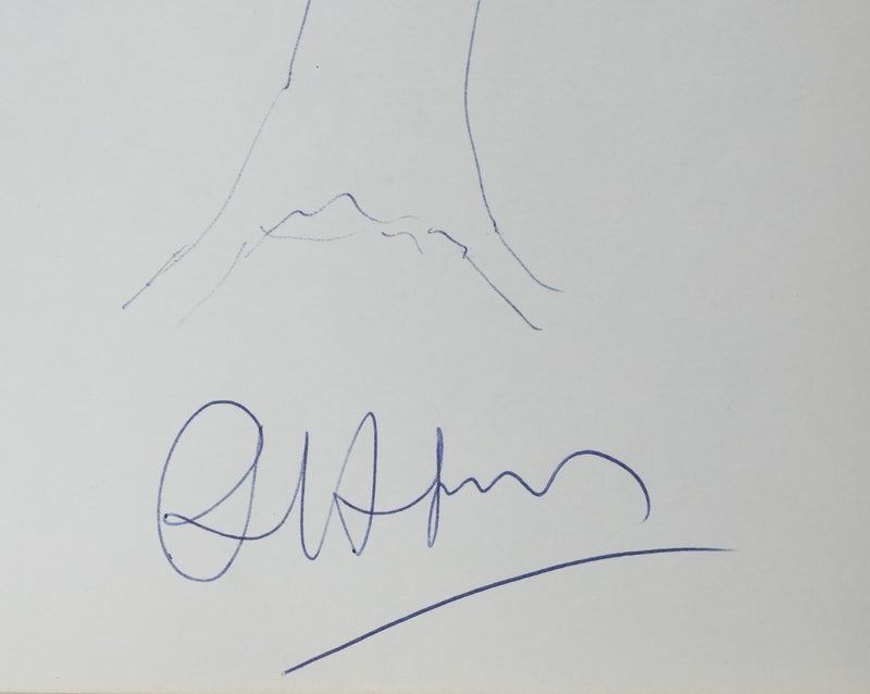 Pierre-Henri SIMON : Les grande branches, Autographe et dessin original signé