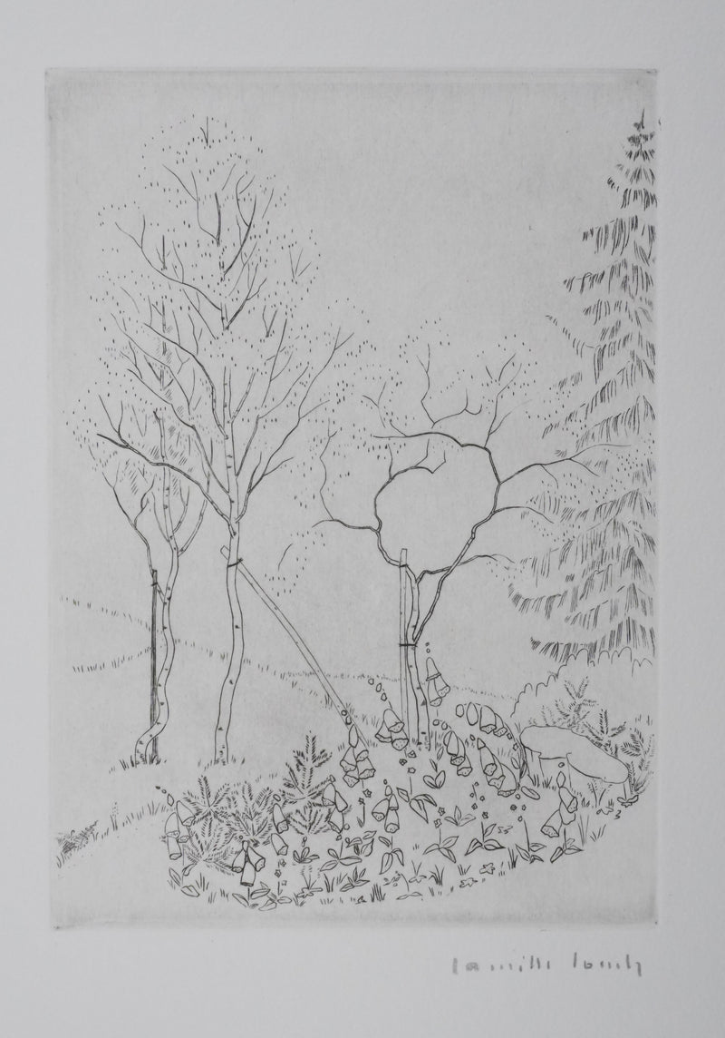 Camille COMBE : Nature en dialogue, Gravure originale signée