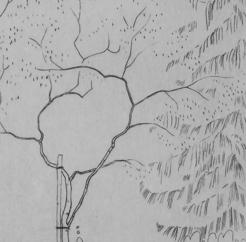 Camille COMBE : Nature en dialogue, Gravure originale signée