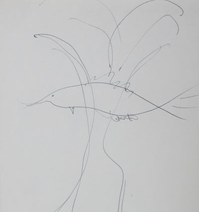 Caroline DELTEIL : Il y a l'amour à la rivière, Autographe et dessin original signé