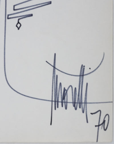 Raymond MORETTI : Le serpent et l'arbre, Dessin original signée