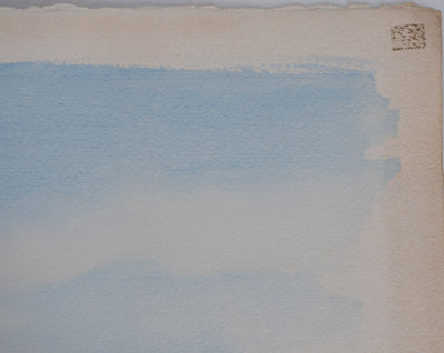 Salomon Alfred BOISECQ : L'Ile d'Arz, Aquarelle originale signée