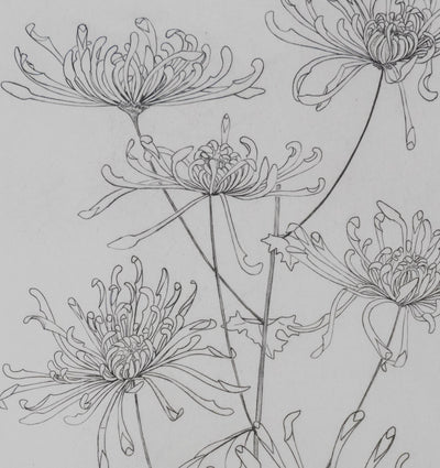 Camille COMBE : Danse florale, Gravure originale signée