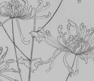 Camille COMBE : Danse florale, Gravure originale signée