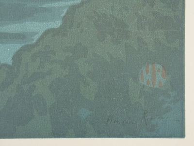 Henri RIVIERE : La féérie des heures, Premier Quartier, Lithographie originale signée