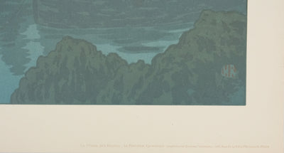 Henri RIVIERE : La féérie des heures, Premier Quartier, Lithographie originale signée