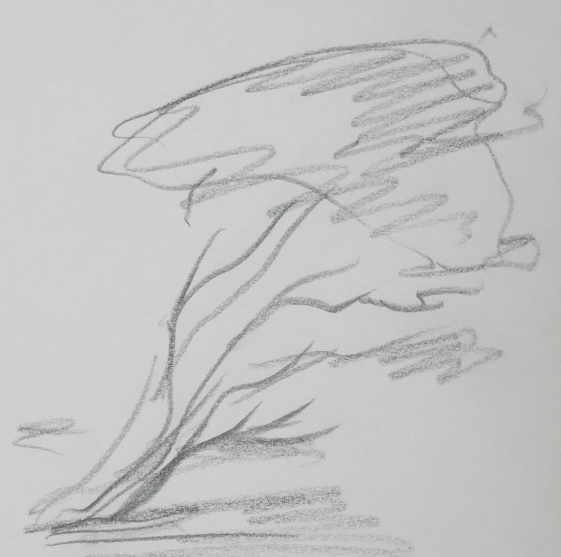 Arno BREKER : La tempête, Autographe et dessin original signée