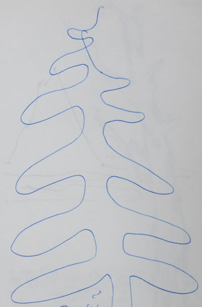 BRASSAI (Gyula HALÁSZ) : Les serpents sur nos têtes, Dessin original signé