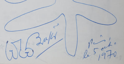 BRASSAI (Gyula HALÁSZ) : Les serpents sur nos têtes, Dessin original signé