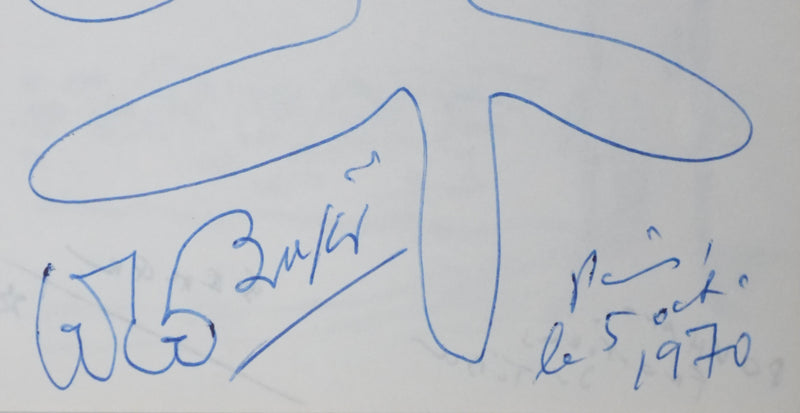 BRASSAI (Gyula HALÁSZ) : Les serpents sur nos têtes, Dessin original signé