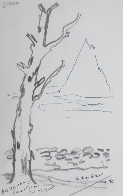 BRASSAI (Gyula HALÁSZ) : Les serpents sur nos têtes, Dessin original signé