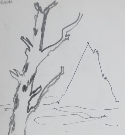 BRASSAI (Gyula HALÁSZ) : Les serpents sur nos têtes, Dessin original signé