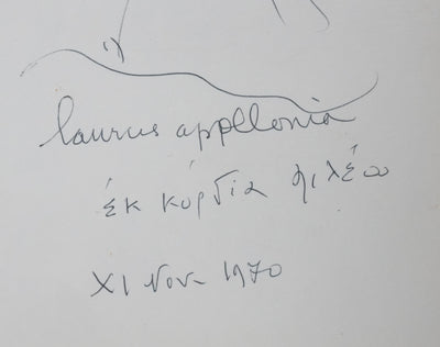 Henri BOSCO : L'étoile dans la nuit, Autographe et dessin original signé