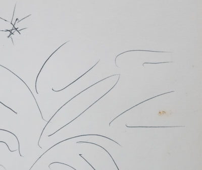 Henri BOSCO : L'étoile dans la nuit, Autographe et dessin original signé