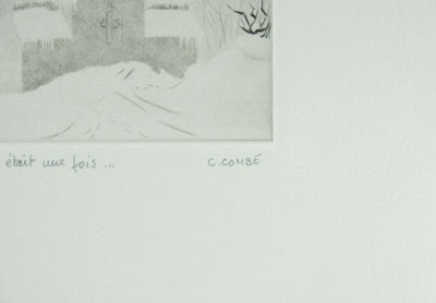 Camille COMBE : Arménie, Haghartsin, il était une fois, Gravure originale signée