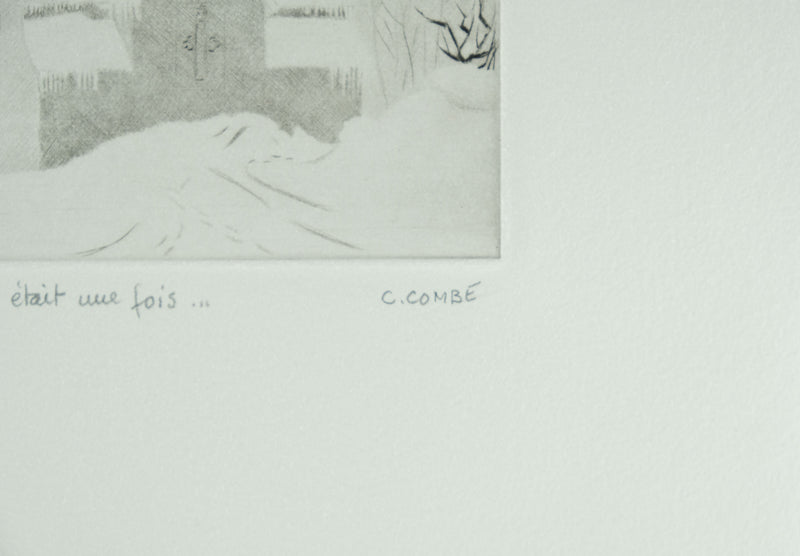 Camille COMBE : Arménie, Haghartsin, il était une fois, Gravure originale signée