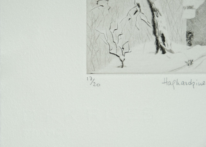 Camille COMBE : Arménie, Haghartsin, il était une fois, Gravure originale signée