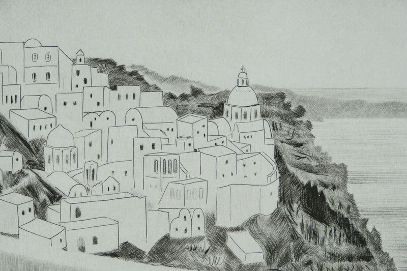 Camille COMBE : Phiza la blanche, Gravure originale signée