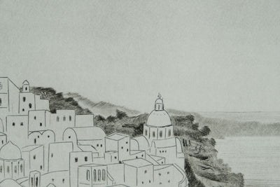 Camille COMBE : Phiza la blanche, Gravure originale signée