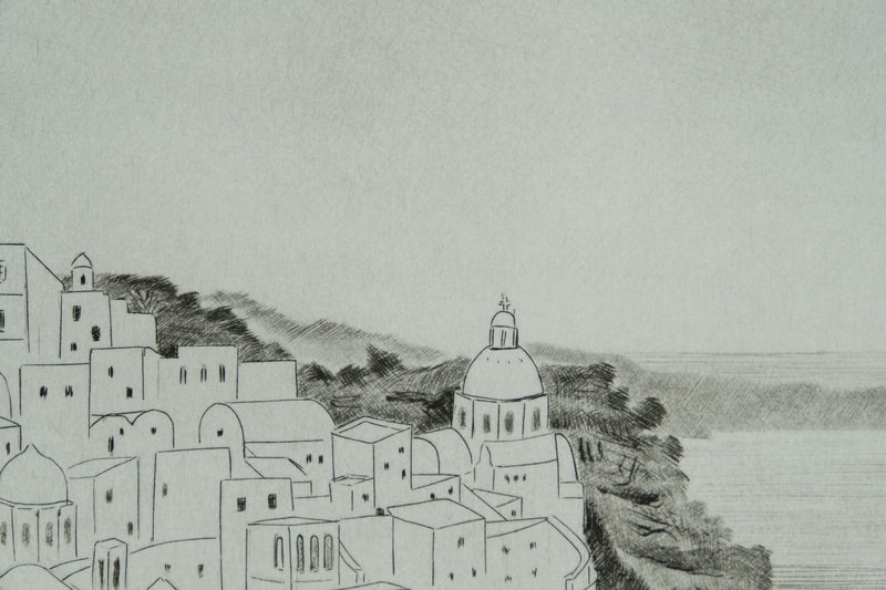 Camille COMBE : Phiza la blanche, Gravure originale signée