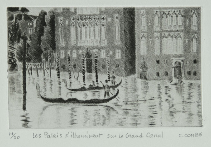 Camille COMBE : Venise, Les Palais s&