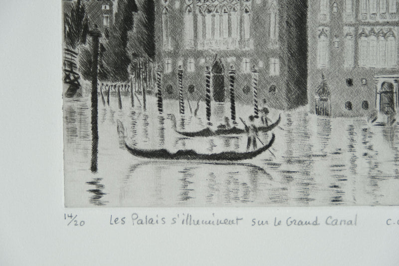 Camille COMBE : Venise, Les Palais s&