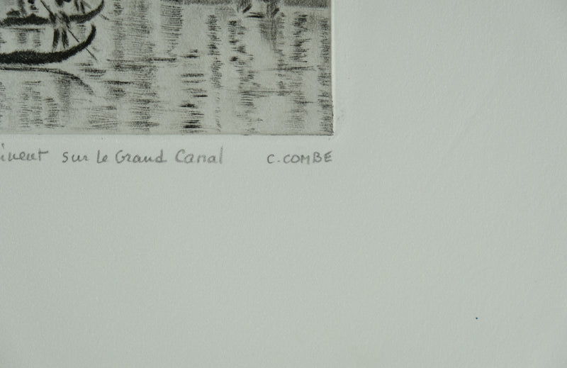 Camille COMBE : Venise, Les Palais s&