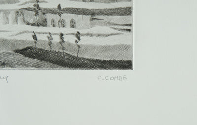Camille COMBE : Yin et Yang, Gravure originale signée