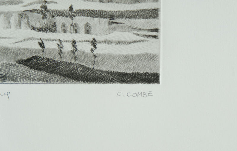 Camille COMBE : Yin et Yang, Gravure originale signée