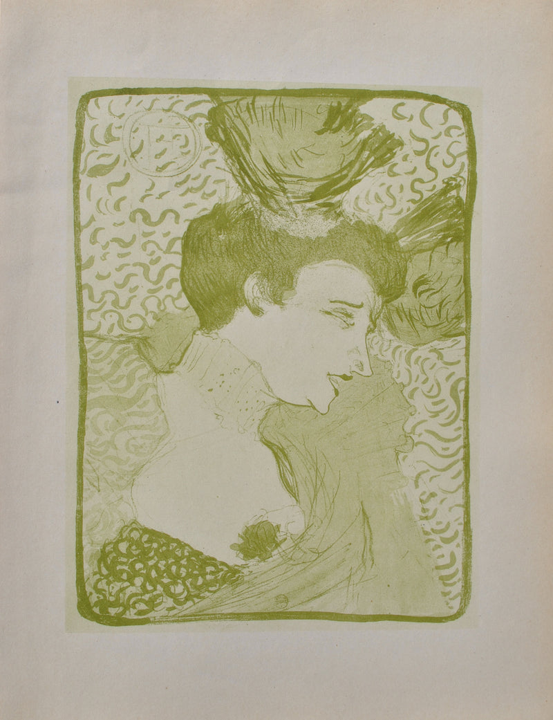 Henri DE TOULOUSE-LAUTREC : Mademoiselle Marcelle Lender, Gravure originale (vue générale) - Crédit photo : Galerie Art.Paris