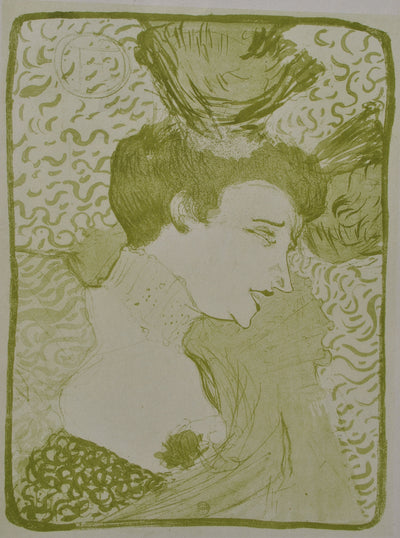 Henri DE TOULOUSE-LAUTREC : Mademoiselle Marcelle Lender, Gravure originale (photo de détail 2) - Crédit photo : Galerie Art.Paris