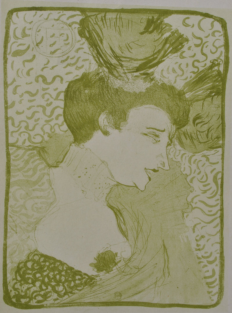 Henri DE TOULOUSE-LAUTREC : Mademoiselle Marcelle Lender, Gravure originale (photo de détail 2) - Crédit photo : Galerie Art.Paris