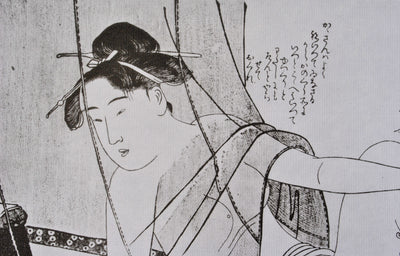 Kitagawa UTAMARO : Sous la ten, Lithographie originale (photo de détail 4) - Crédit photo : Galerie Art.Paris